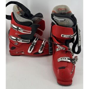Lange Vector 7 Softech Ski Boots Red With Silver Buckles Size 27.5 9.5 318mm